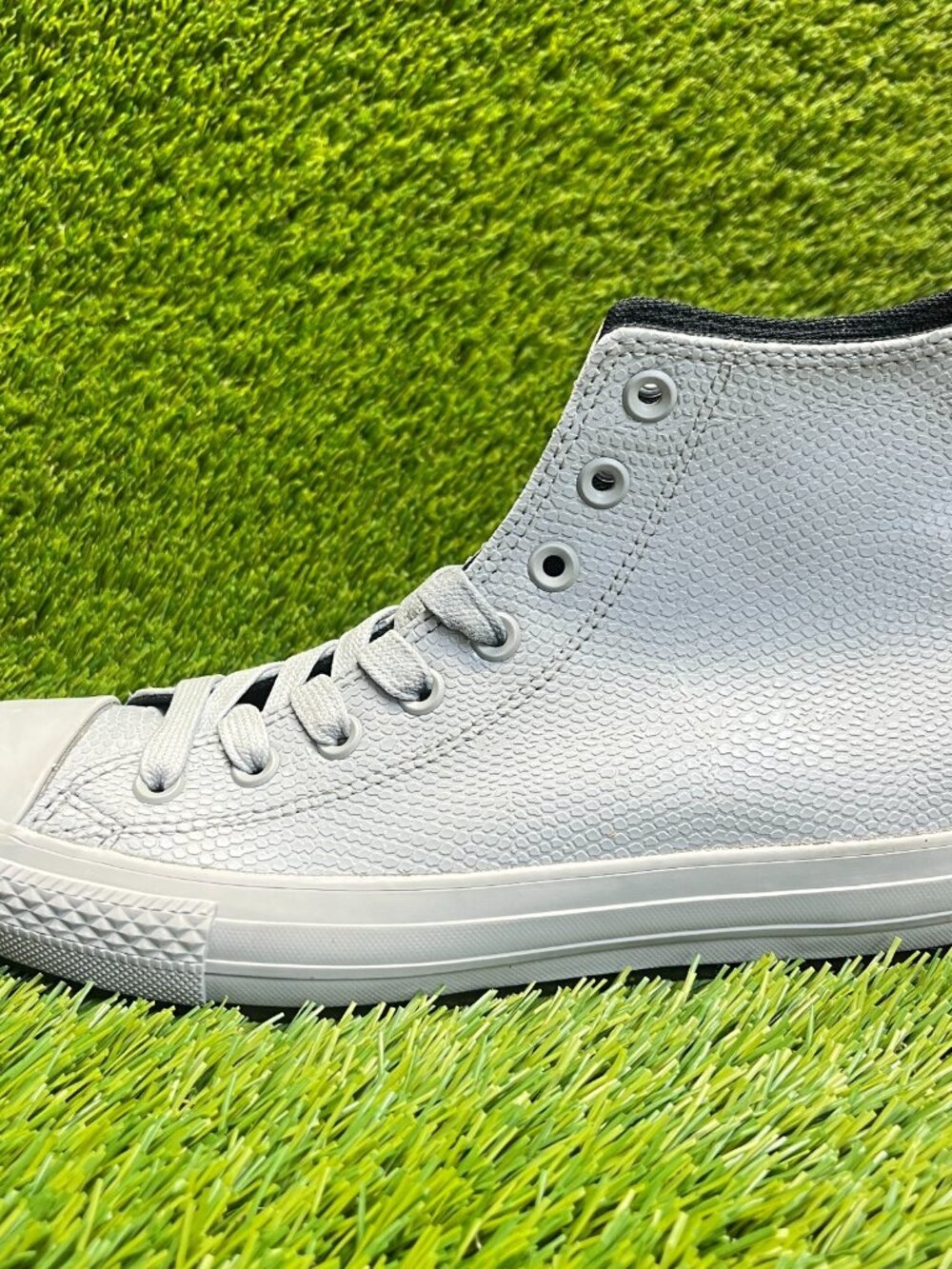 Converse Chuck Taylor All Star Python Mens Size 8 Gray Casual Shoes Sneakers - Picture 3 of 10